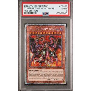 YUBEL/ULTMT NIGHTMARE 1ST EDITION 2024 YU-GI-OH! RA03 #EN191 MINT 9